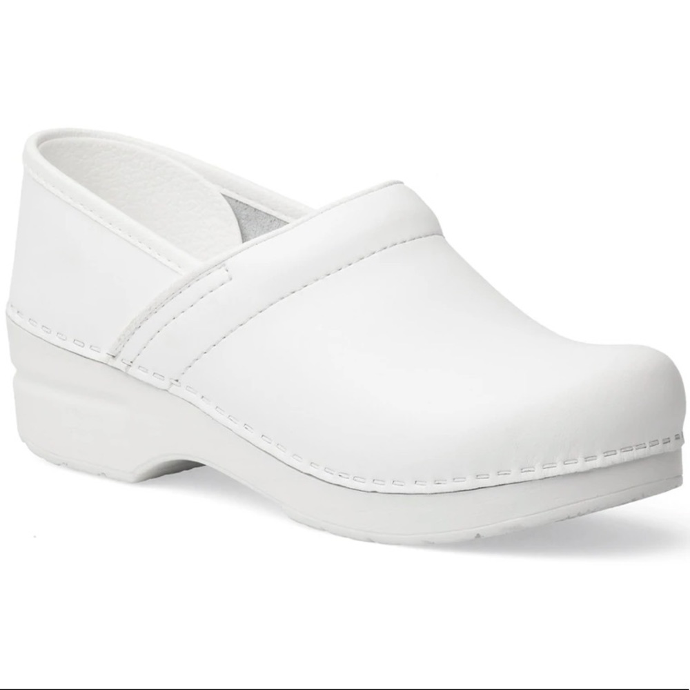 Dansko Clogs Size 39 In White - image 1
